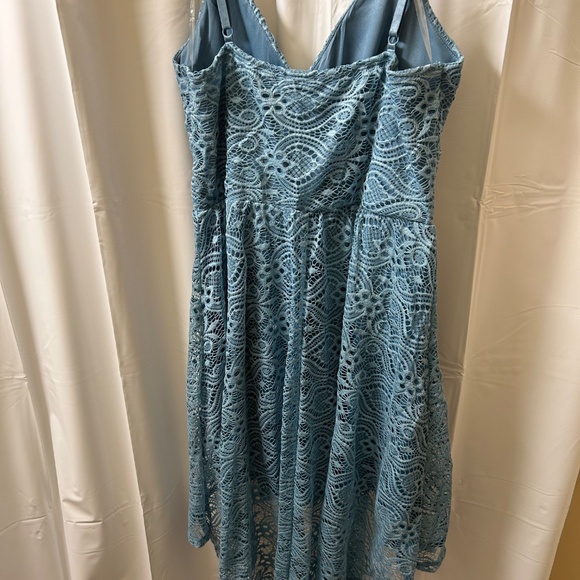 As U Wish  Vneck High Low Midi Dress - Picture 2 of 2